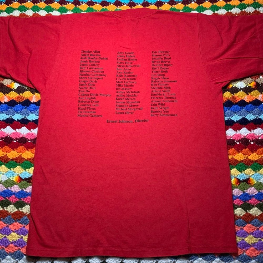 Vintage 80s Broadway Tonight West Potomac Choral Department Cityscape Tee - Picture 11 of 16